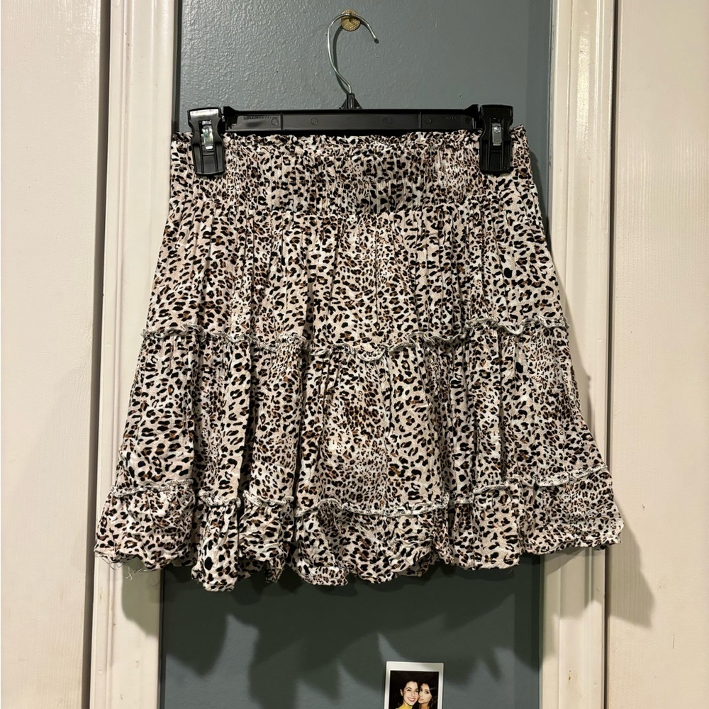 Entro leopard Boutique skirt